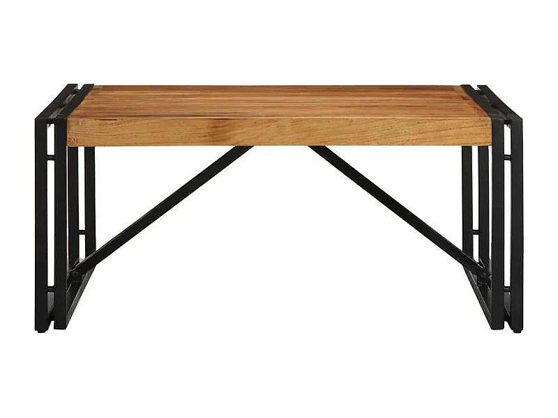 Salontafel | Woonkamertafel | Bijzettafel 80x80x35 cm massief acaciahout