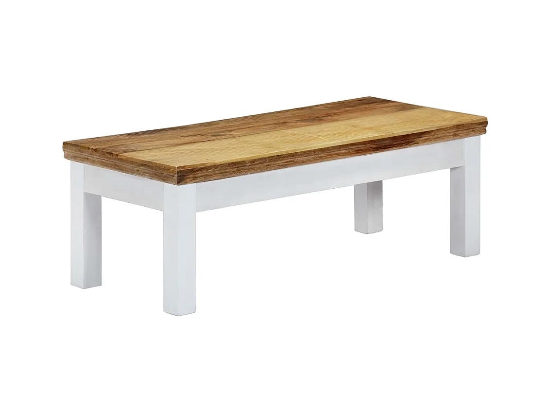 Mesa de centro | Mesa de café | Mesa auxiliar Marrón 100x54x40 cm madera maciza de acacia SHL4315