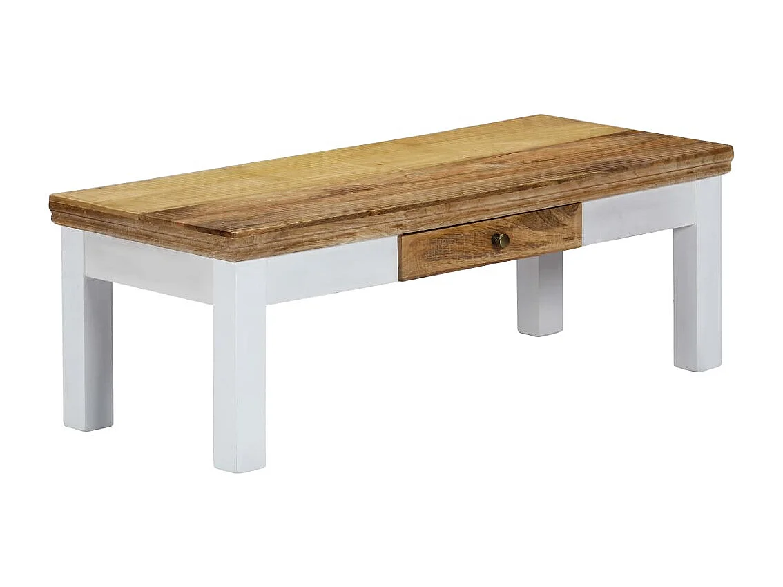Mesa de centro | Mesa de café | Mesa auxiliar Marrón 100x54x40 cm madera maciza de acacia SHL4315