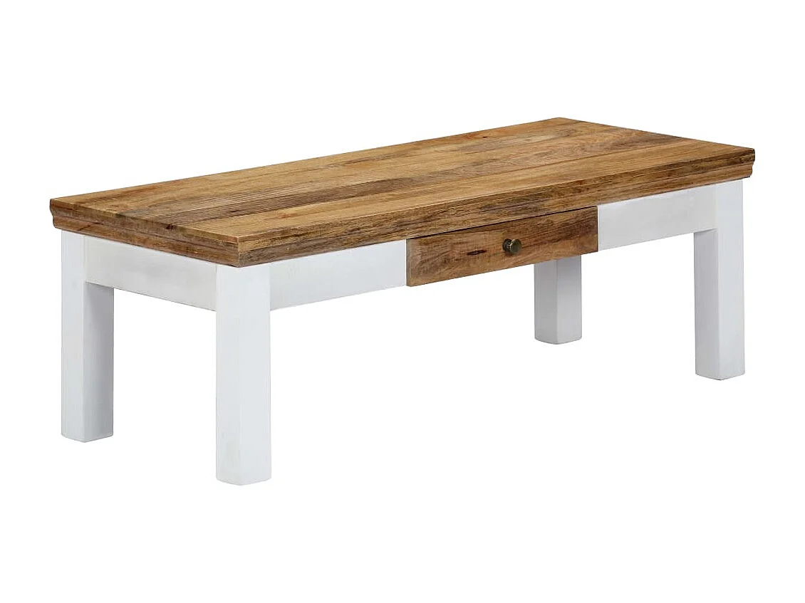 Couchtisch-Beistelltisch-Sofatisch 110x50x40 cm Massivholz Mango SHL68176