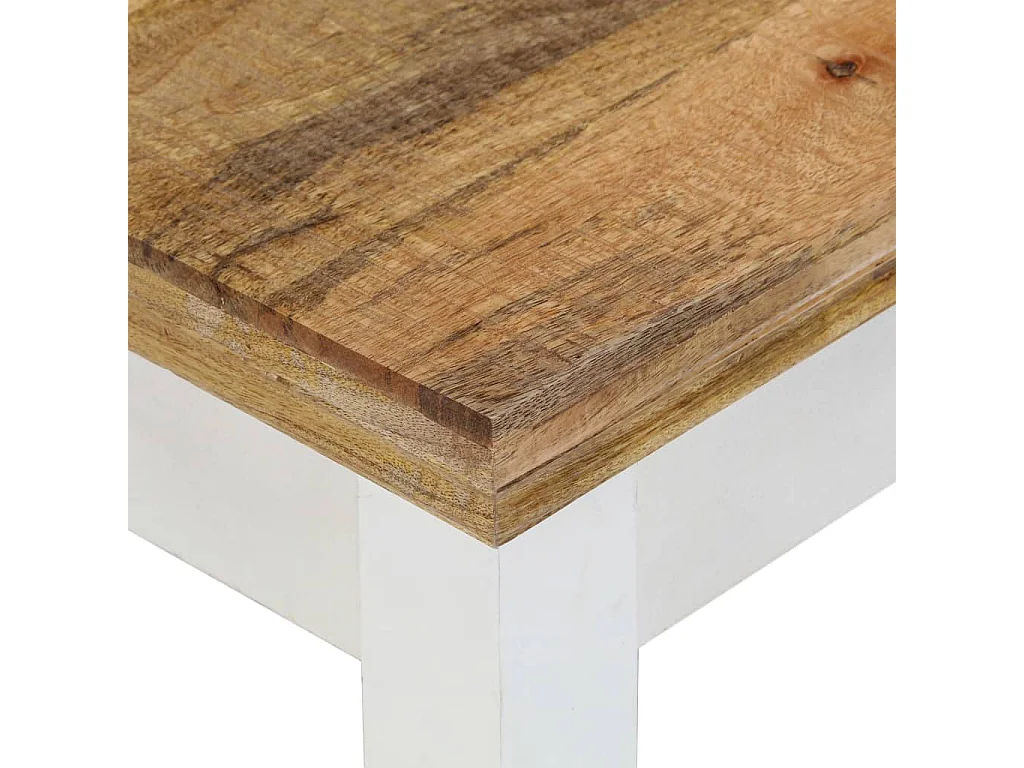 Couchtisch-Beistelltisch-Sofatisch 110x50x40 cm Massivholz Mango SHL68176