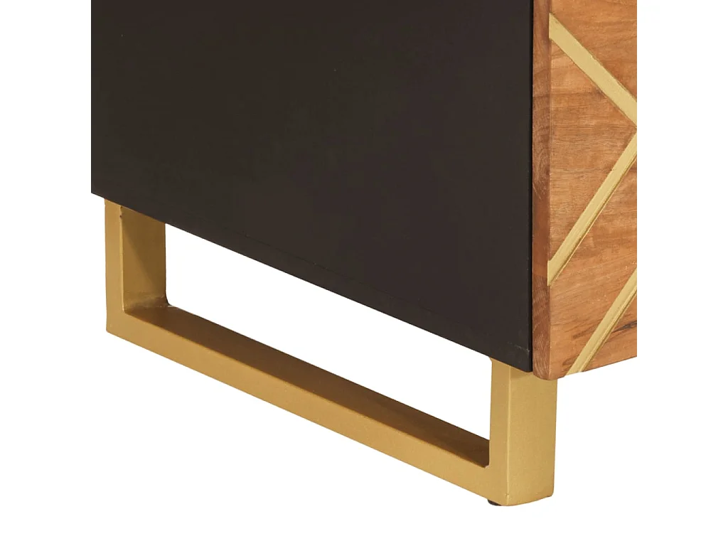 Mesa de centro | Mesa auxiliar con Infinity LED roble Sonoma 50x50x41 cm SHL289854