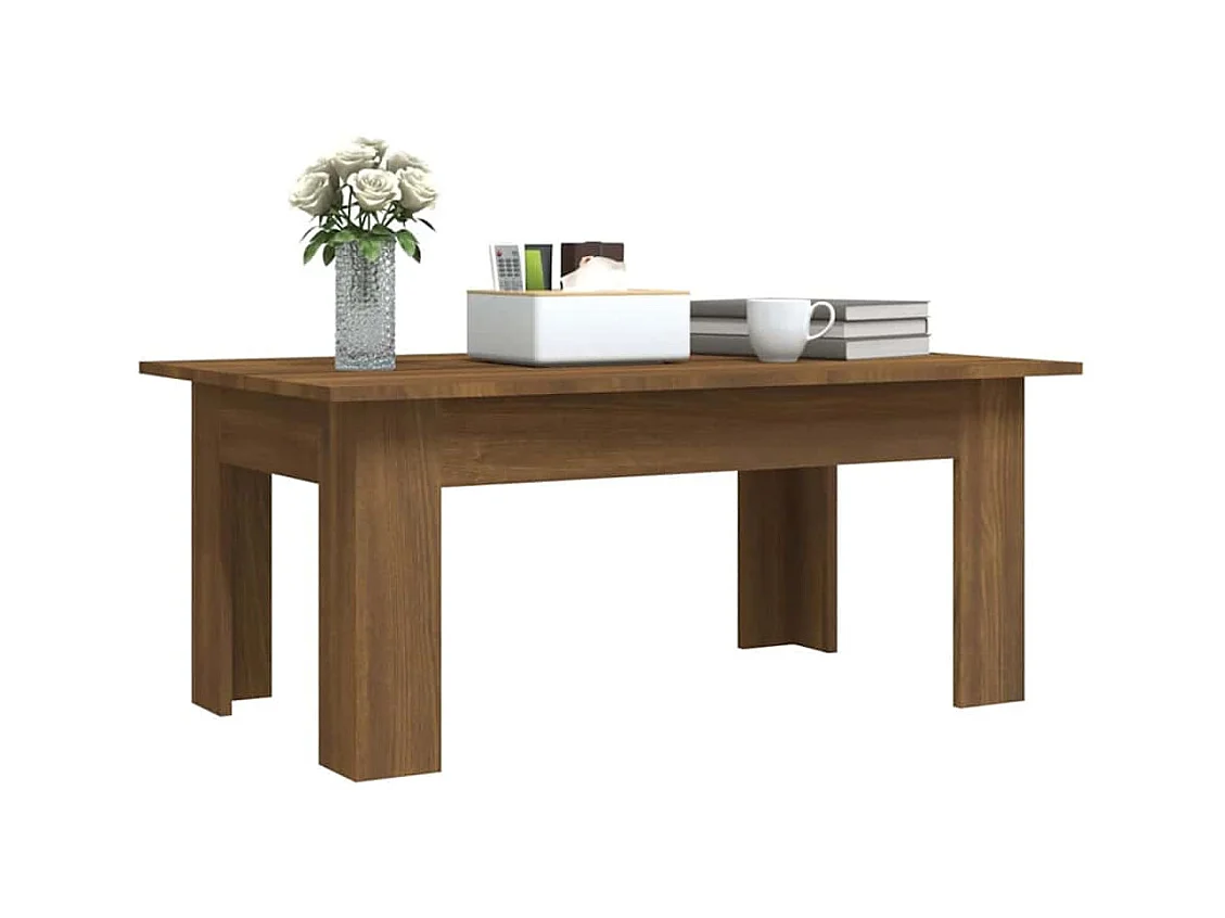 Mesa de centro | Mesa auxiliar madera contrachapada gris Sonoma 80x50x35 cm SHL3675