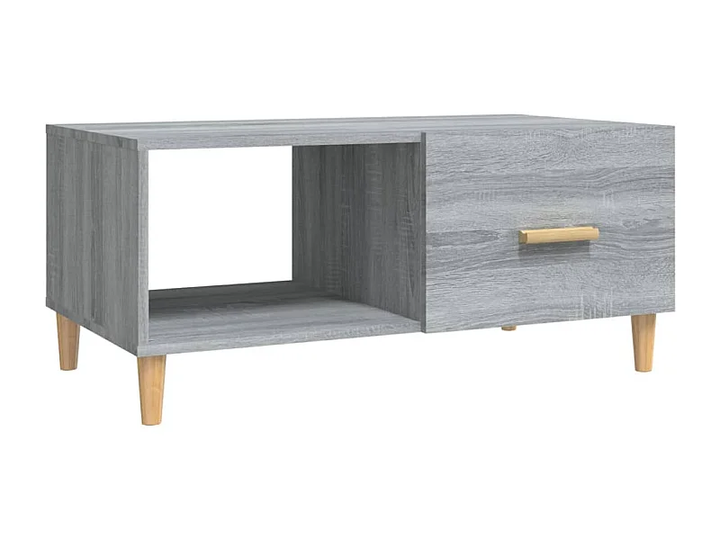Couchtisch-Sofatisch-Beistelltische Grau Sonoma 89,5x50x40 cm Holzwerkstoff SHL28076