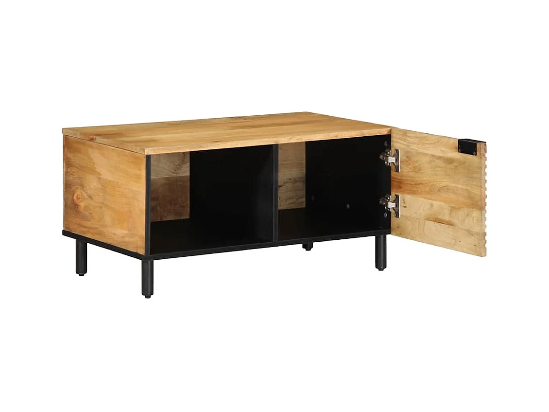 Mesas de centro apilables | Mesitas auxiliares 3 piezas madera de ingeniería negro SHL234493