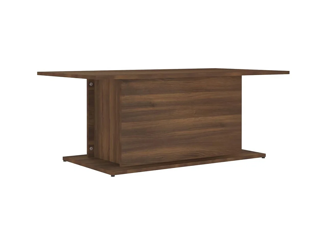 Table basse salon-Table d'appoint chêne marron 102x55,5x40 cm bois d'ingénierie SHL18988