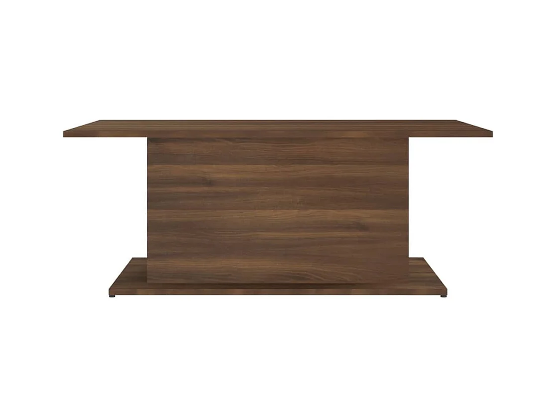 Table basse salon-Table d'appoint chêne marron 102x55,5x40 cm bois d'ingénierie SHL18988
