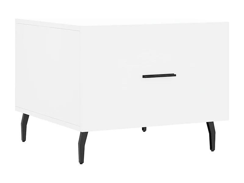 Table basse salon-Table d'appoint blanc 50x50x40 cm bois d'ingénierie SHL26557