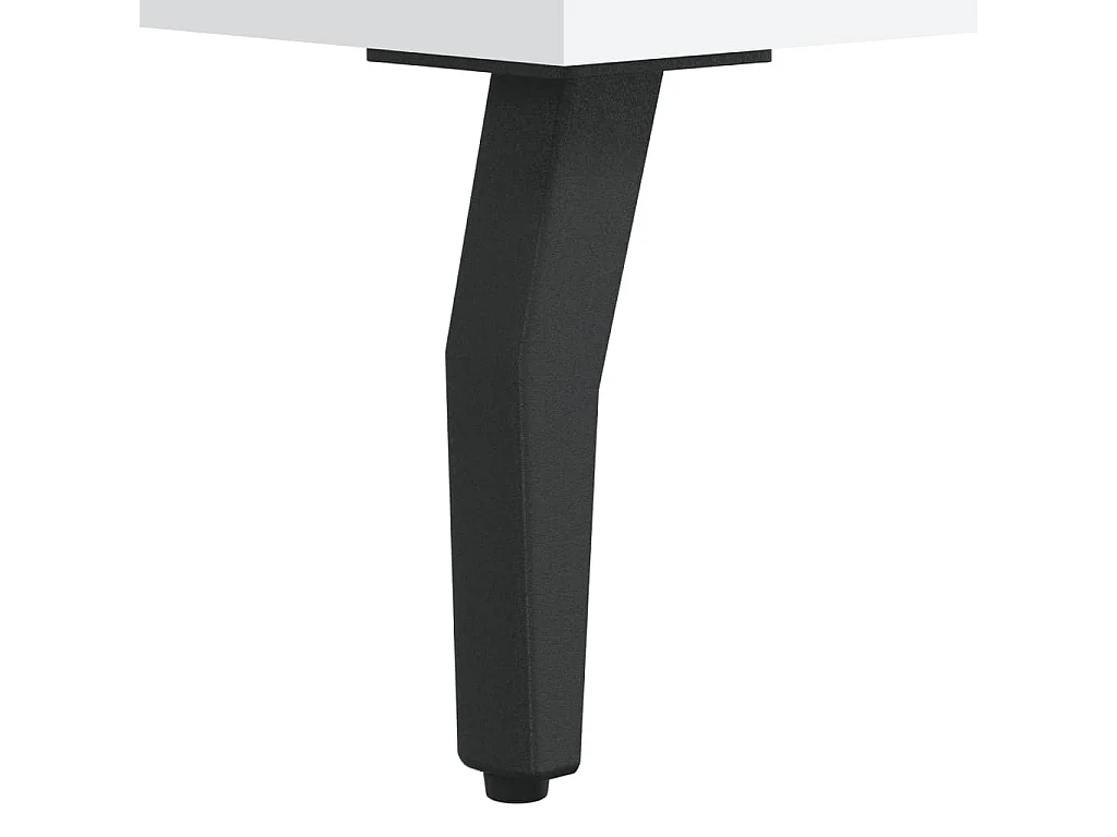 Mesa de centro | Mesa de apoio 50x50x40 cm derivados de madeira branco