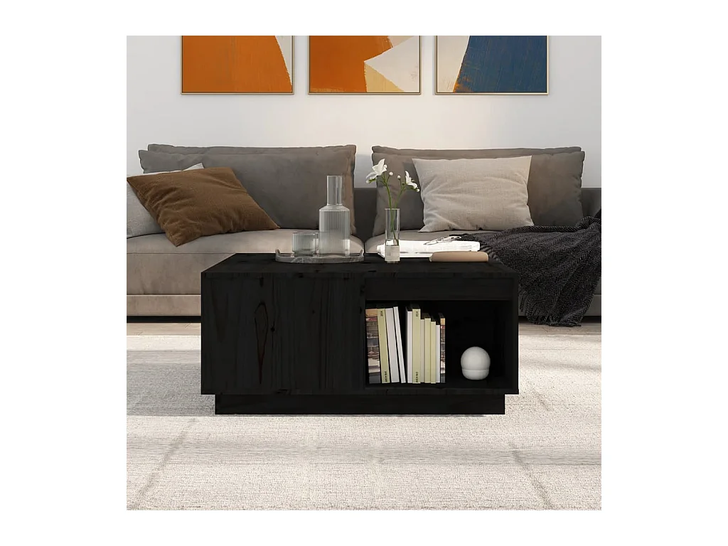 Mesa de centro | Mesa auxiliar madera contrachapada gris Sonoma 50x50x40 cm SHL4795