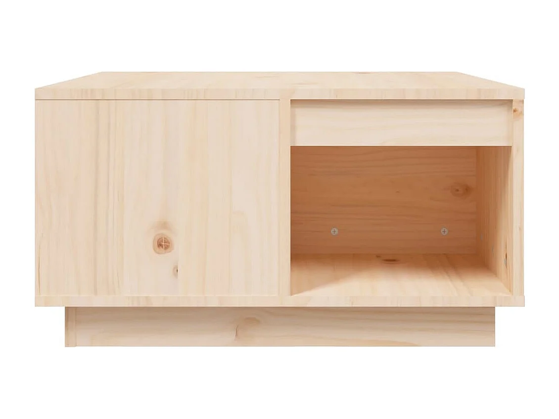 Couchtisch-Sofatisch-Beistelltische 60x61x32,5 cm Massivholz Kiefer SHL54547