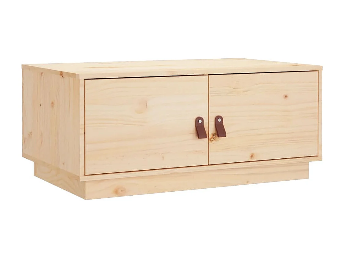 Couchtisch-Sofatisch-Beistelltische 80x50x35 cm Massivholz Kiefer SHL59276