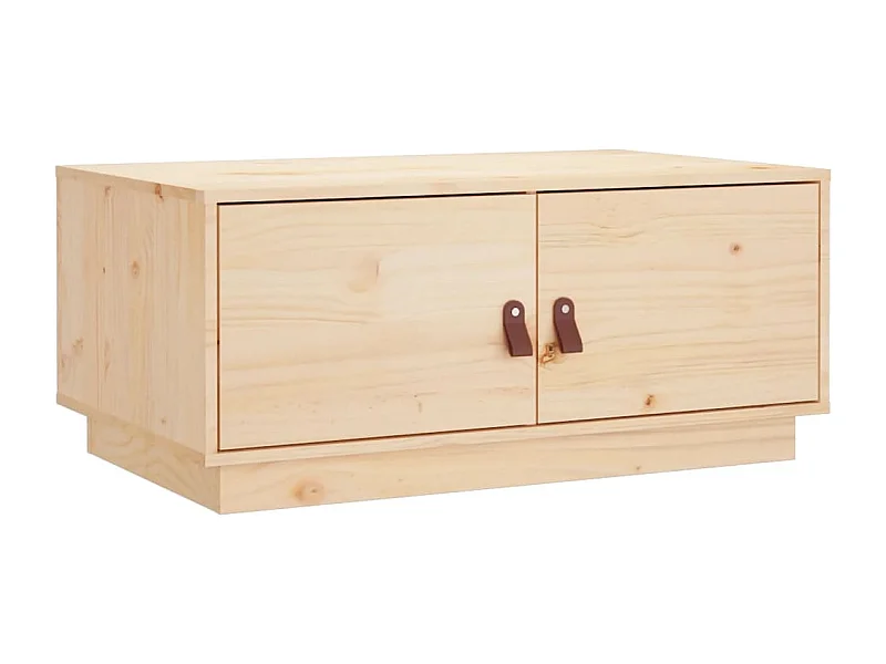 Couchtisch-Sofatisch-Beistelltische 80x50x35 cm Massivholz Kiefer SHL59276