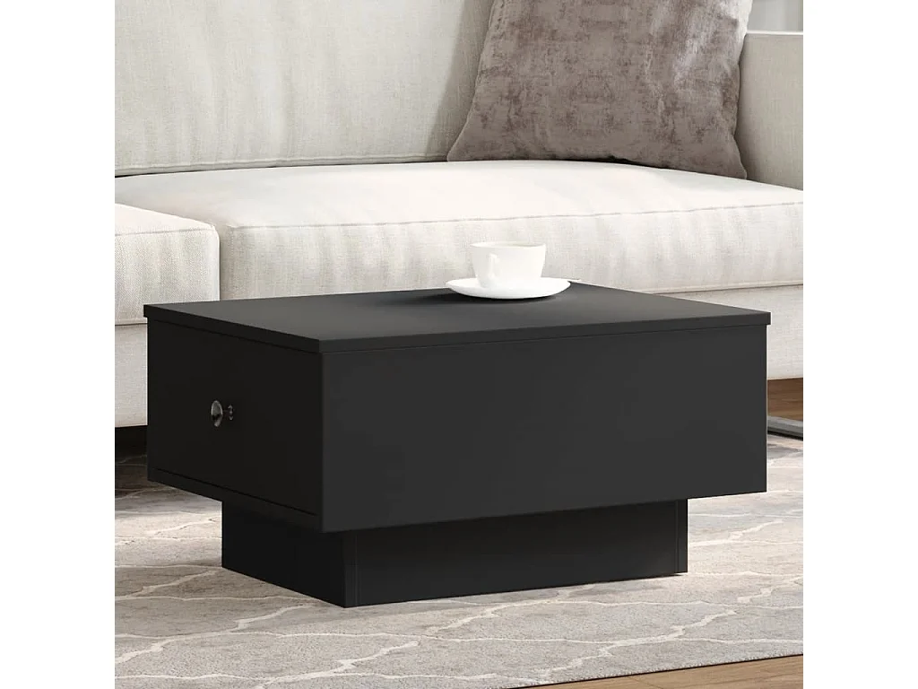 Mesa de centro-Mesa auxiliar madera de ingeniería roble Sonoma 51x50x45 cm SHL3009