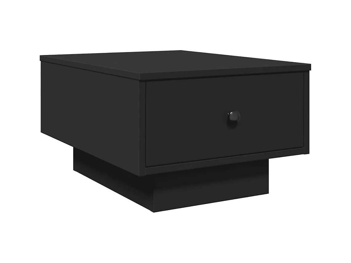 Table basse salon-Table d'appoint noir 60x45x31 cm bois d'ingénierie SHL47568