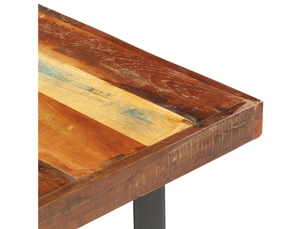 Mesa de centro | Mesa de apoio | Mesa de café 142x90x42 cm madeira recuperada maciça