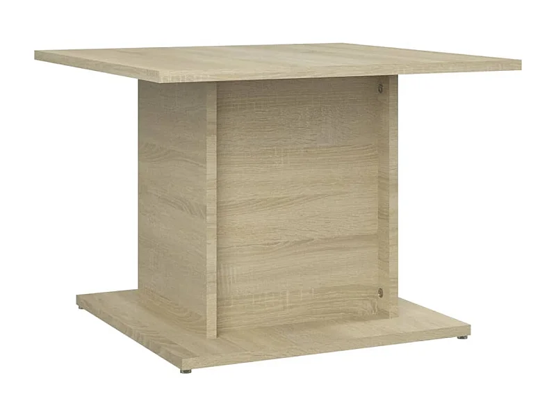 Mesa de centro | Mesa auxiliar de madera maciza de pino negro 60x53x35 cm SHL4255