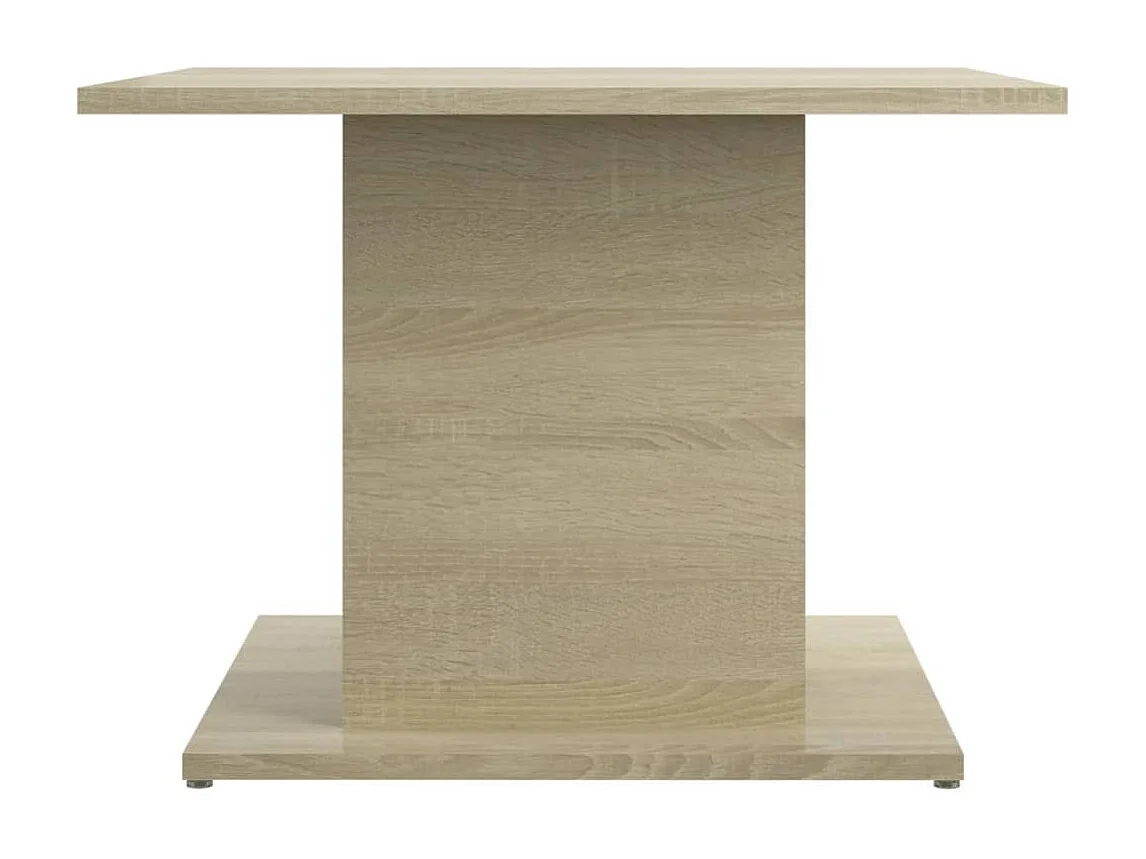 Mesa de centro | Mesa auxiliar de madera maciza de pino negro 60x53x35 cm SHL4255