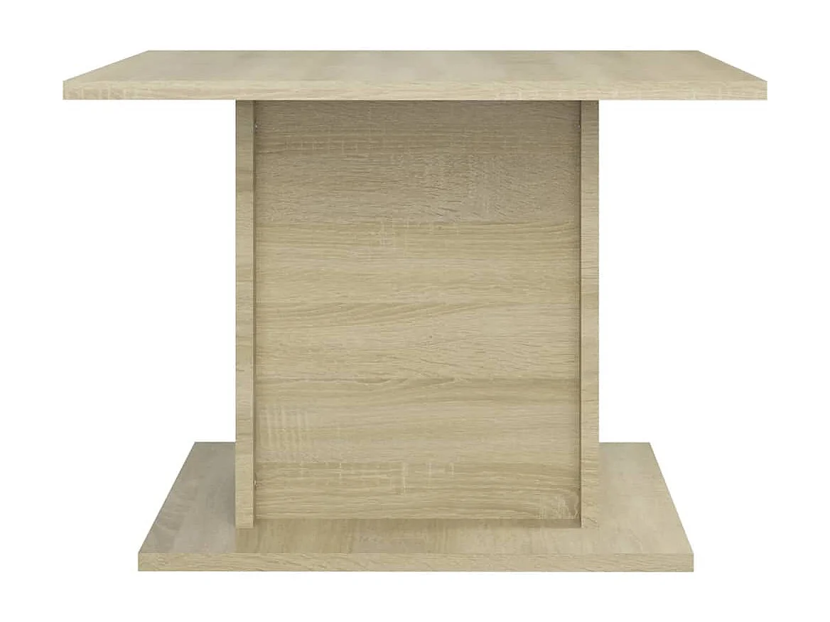 Mesa de centro | Mesa auxiliar de madera maciza de pino negro 60x53x35 cm SHL4255