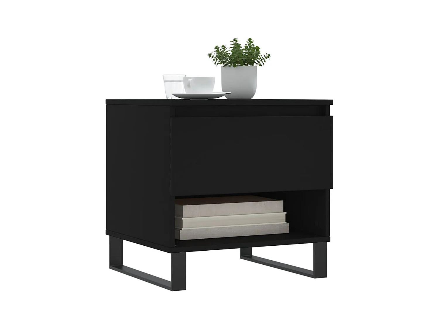 Mesa de centro | Mesa auxiliar multicolor 100x50x35 cm madera maciza reciclada SHL3390