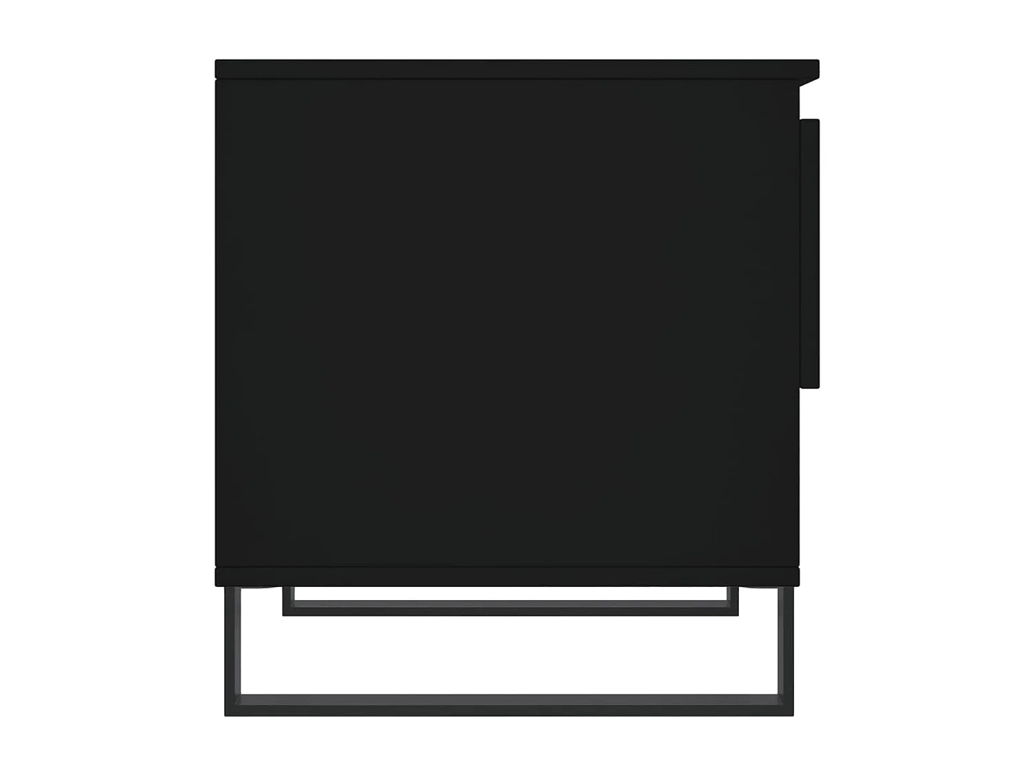 Couchtisch 2er Set-Sofatisch-Beistelltische Schwarz 50x46x50 cm Holzwerkstoff SHL76597