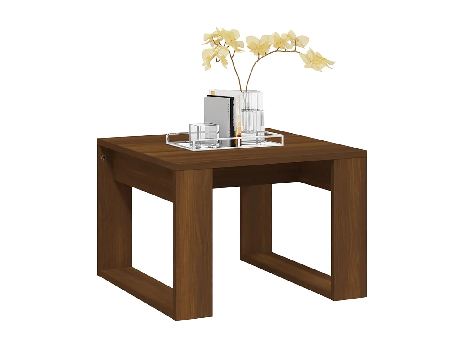 Mesa de centro | Mesa auxiliar madera de ingeniería gris Sonoma 45x45x47,5 cm SHL4837