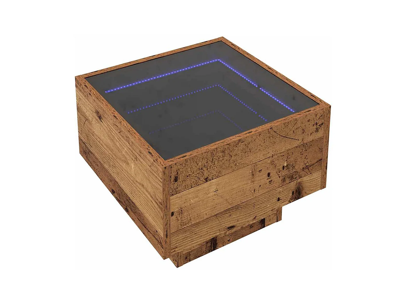 Table basse salon-Table d'appoint Bois ancien 40x40x30 cm Bois d'ingénierie SHL86827