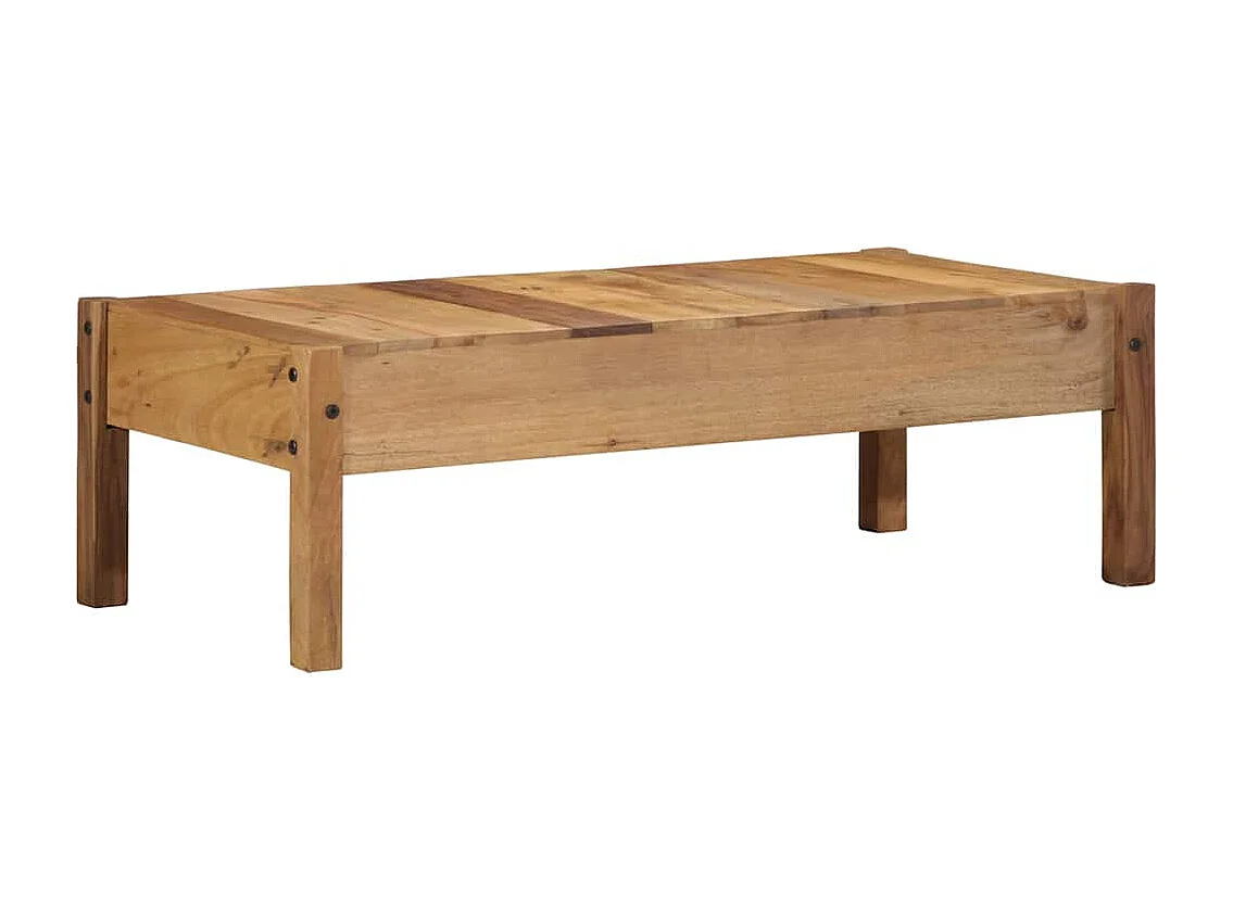 Couchtisch-Wohnzimmertisch-Beistelltische Braun 110x55x35 cm Massivholz Altholz SHL68401