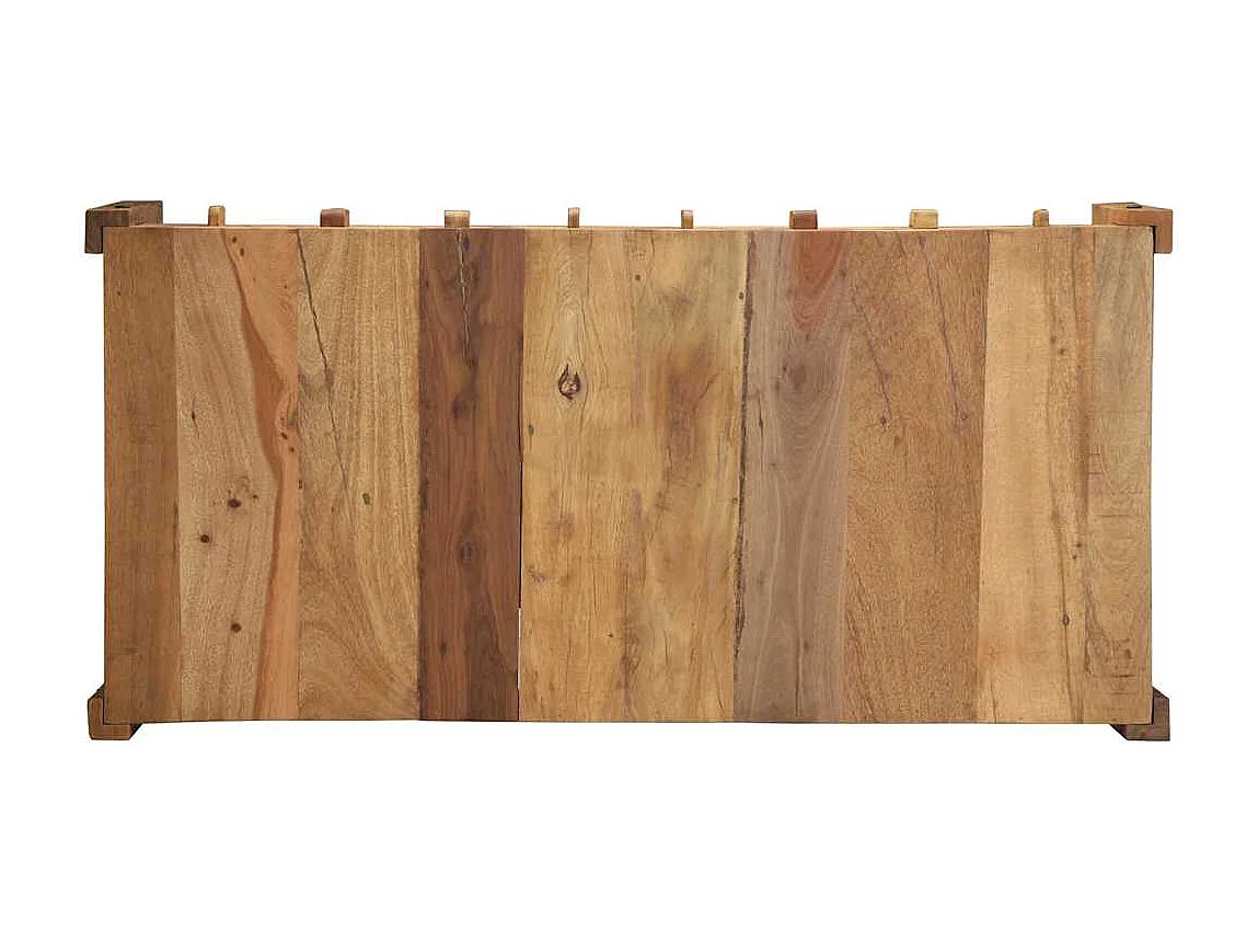 Couchtisch-Wohnzimmertisch-Beistelltische Braun 110x55x35 cm Massivholz Altholz SHL68401