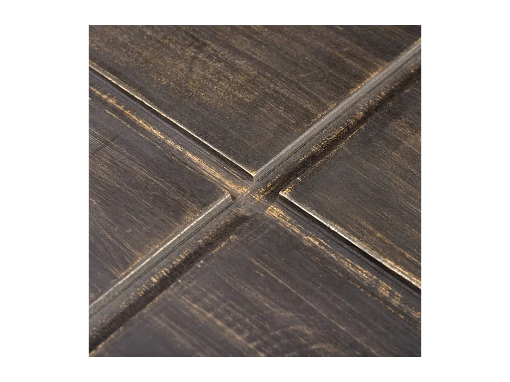 Juego de Mesas de centro | Mesa auxiliar contrachapada color roble 48x30x45cm SHL4944