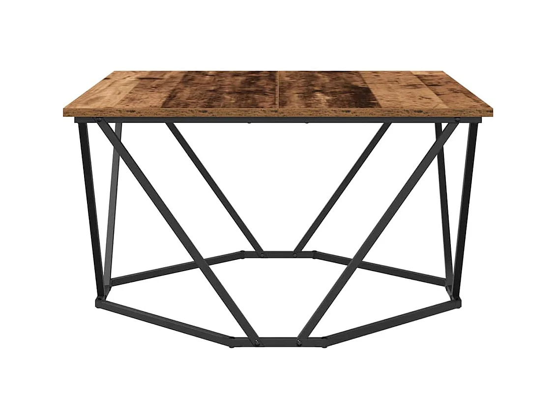 Mesa de centro | Mesa Lateral Nido | Mesa auxiliar 3 piezas Roble Sonoma 53x53x40 cm SHL2717