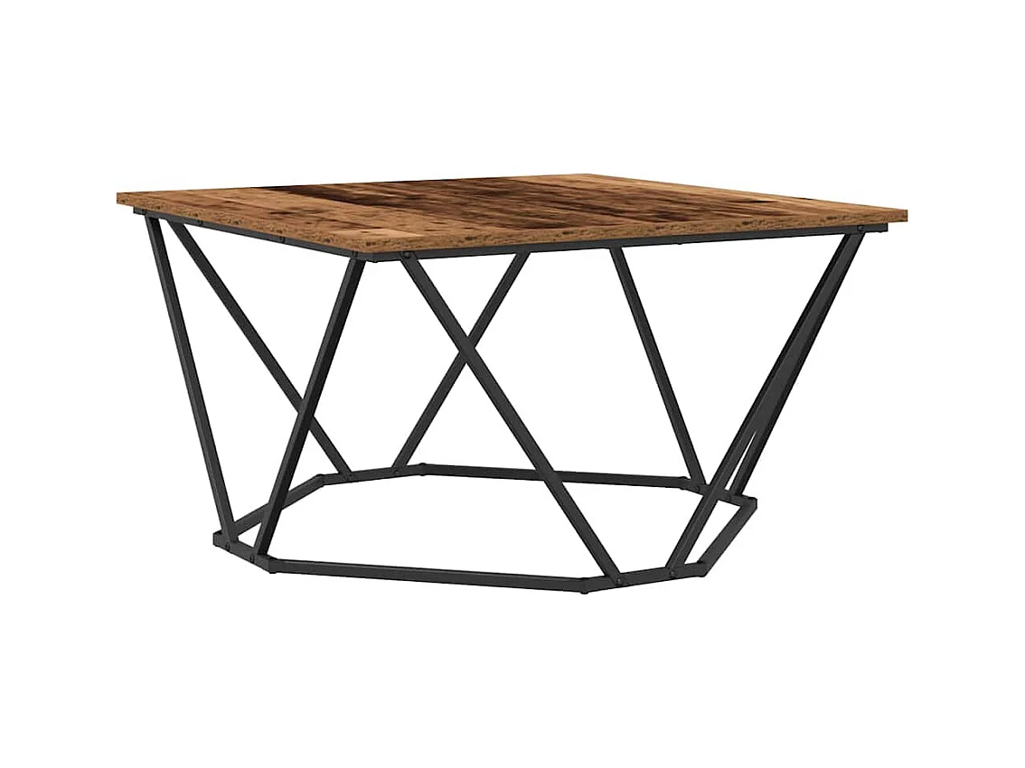 Mesa de centro | Mesa Lateral Nido | Mesa auxiliar 3 piezas Roble Sonoma 53x53x40 cm SHL2717