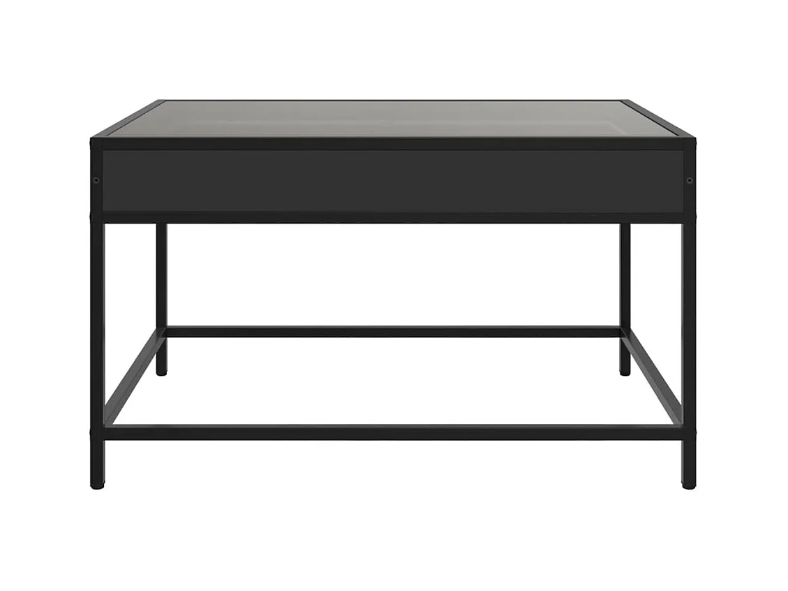 Mesa de centro-Mesa auxiliar madera de ingeniería negro 55,5x55x45 cm SHL279832
