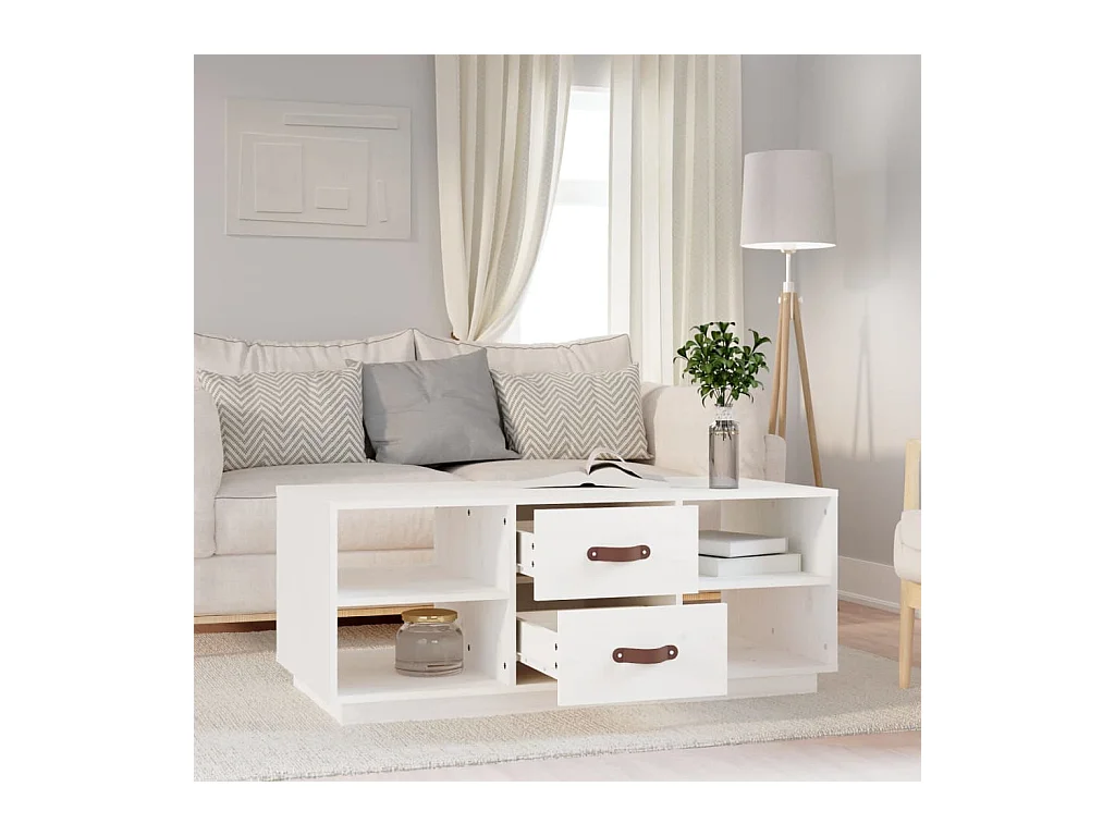 Mesa de centro | Mesa auxiliar madera contrachapada negro 90x50x40 cm SHL77967