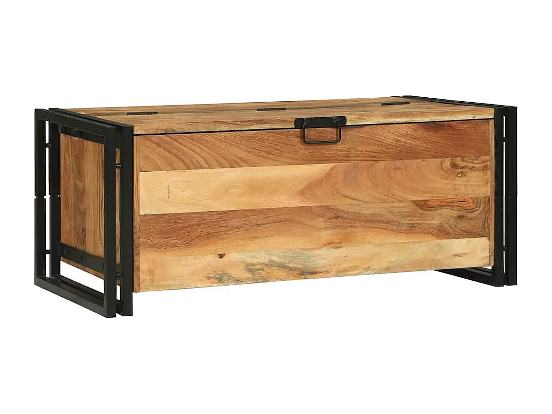 Table basse salon-Table d'appoint - 90x50x38 cm en bois d’acacia massif SHL10360