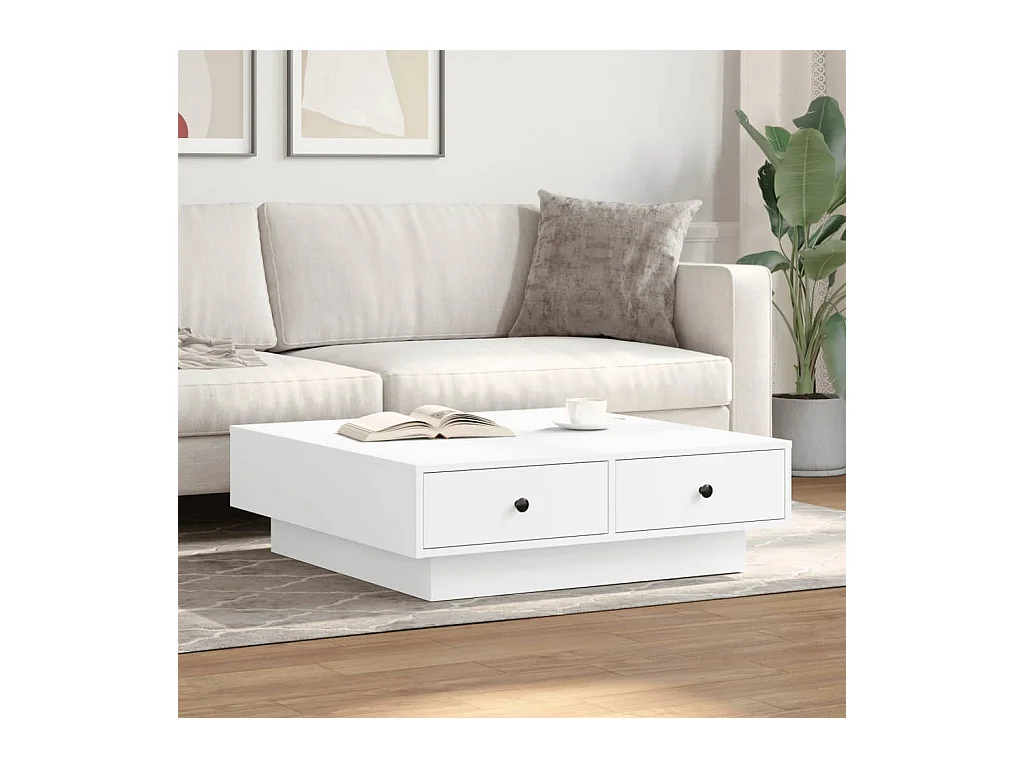 Mesa de centro-Mesa auxiliar madera de mango rugosa 140x70x40 cm SHL412353