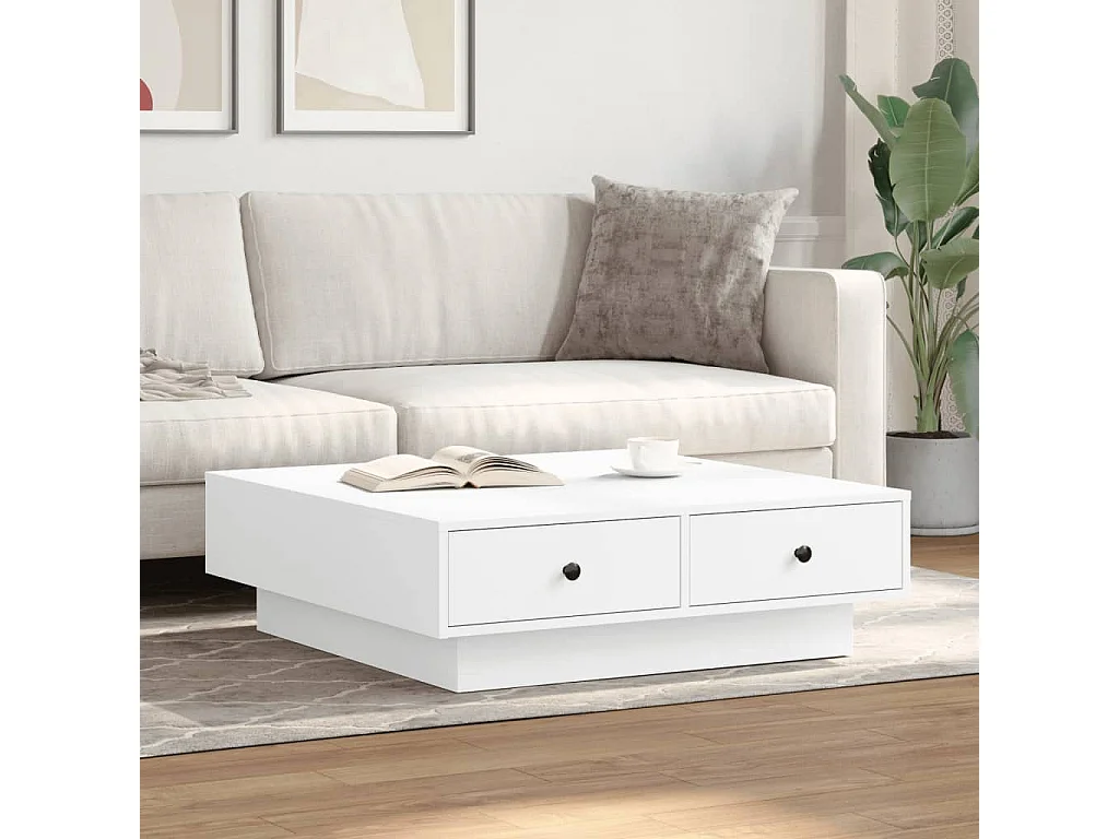 Mesa de centro-Mesa auxiliar madera de mango rugosa 140x70x40 cm SHL412353