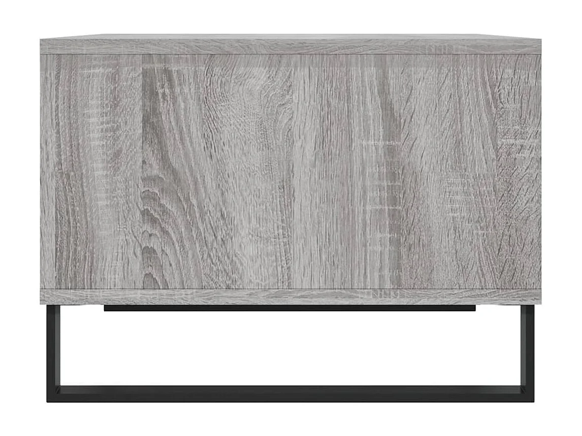 Table basse salon-Table d'appoint Sonoma gris 60x50x36,5 cm Bois d'ingénierie SHL42028