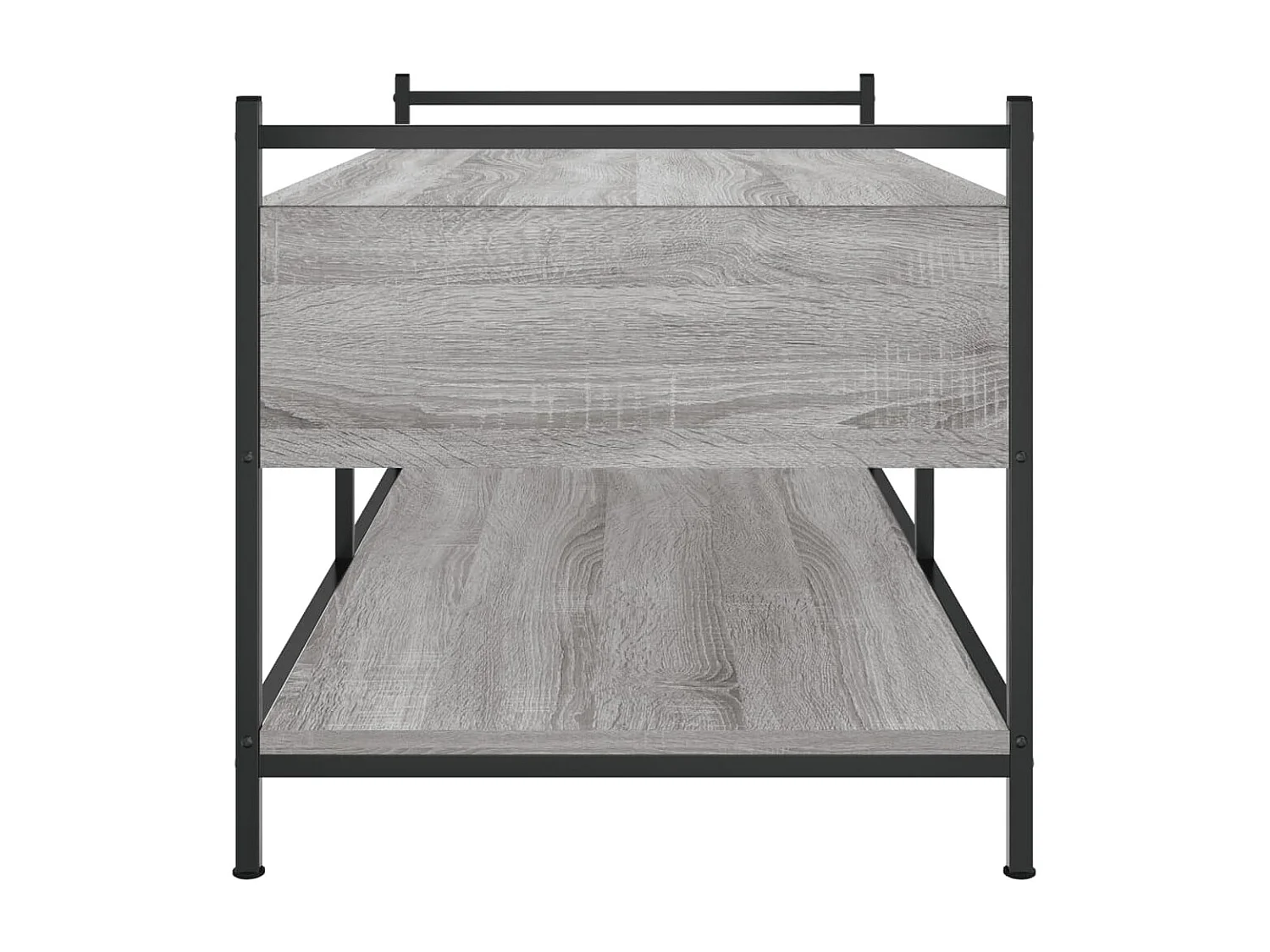 Couchtisch-Wohnzimmertisch-Beistelltische Grau Sonoma 99x50x50 cm Holzwerkstoff SHL54454