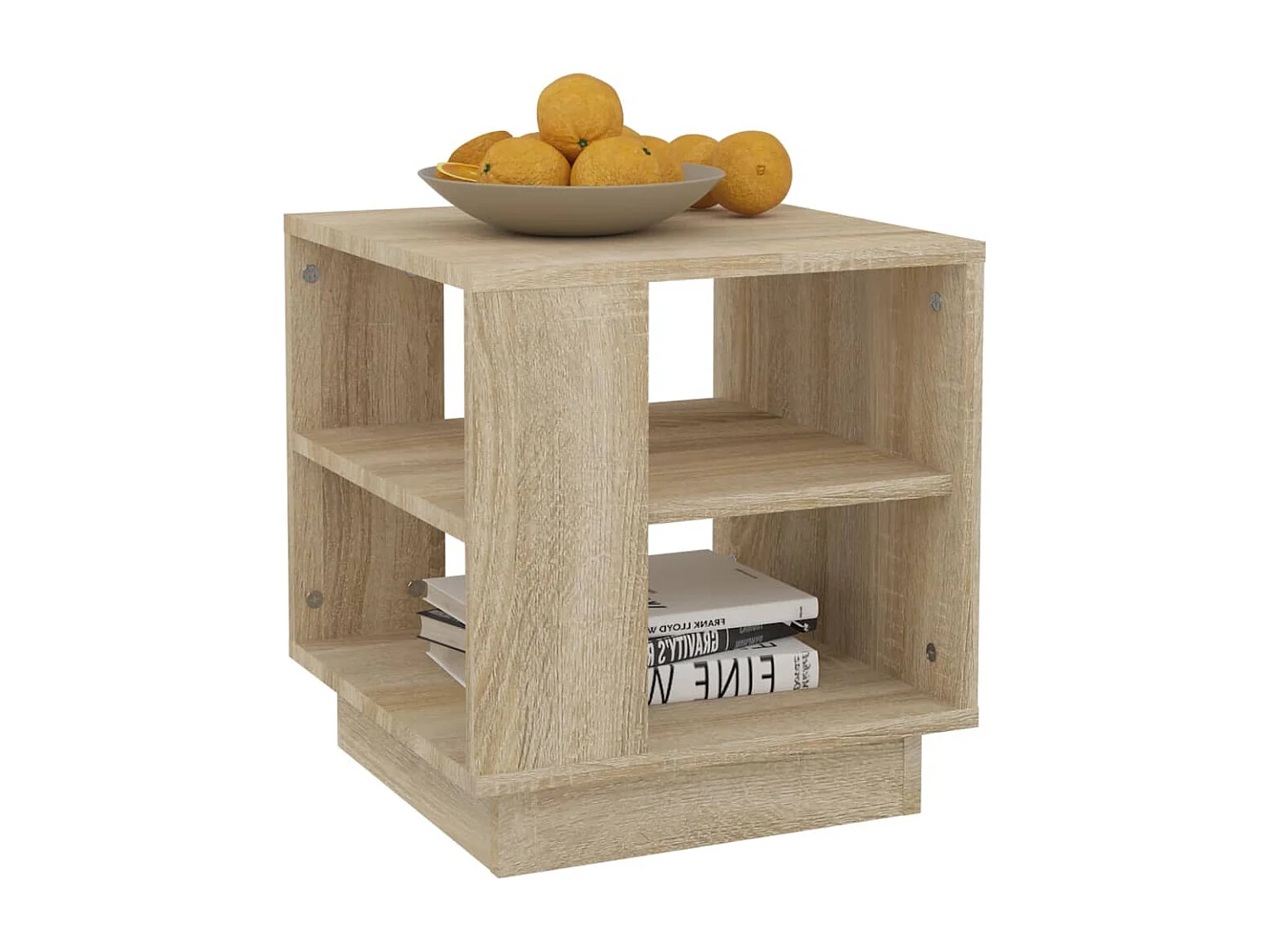 Couchtisch-Sofatisch-Beistelltische Sonoma-Eiche 40x40x43 cm Holzwerkstoff SHL13108