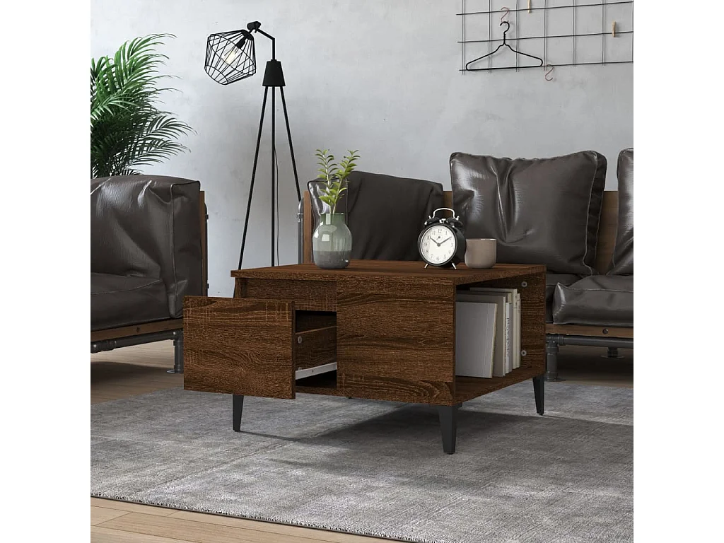 Mesa de centro | Mesa auxiliar madera contrachapada roble Sonoma 90x44,5x45 cm SHL1575