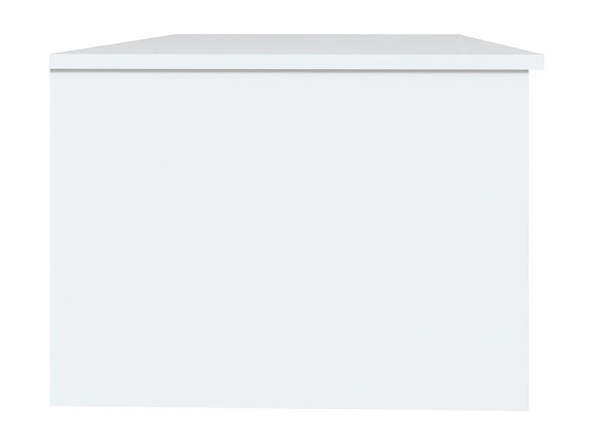 Mesa de centro | Mesa auxiliar giratoria 360 grados blanco 50x50x34,5 cm SHL46990