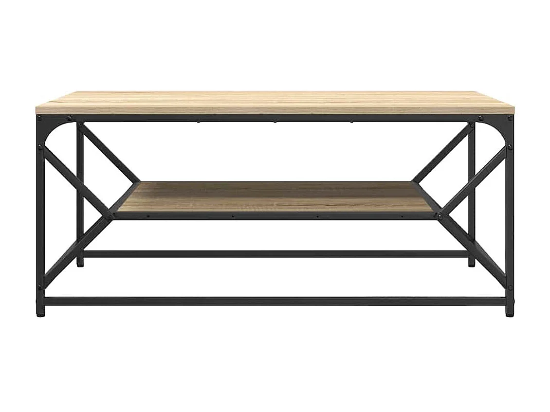 Couchtisch-Wohnzimmertisch-Beistelltische Sonoma-Eiche 90x50x40 cm SHL83834