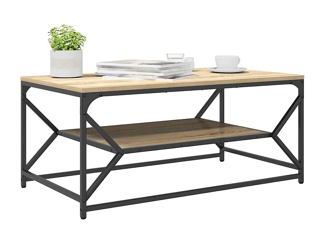 Salontafel | Woonkamertafel | Bijzettafel Sonoma eiken 90 x 50 x 40 cm