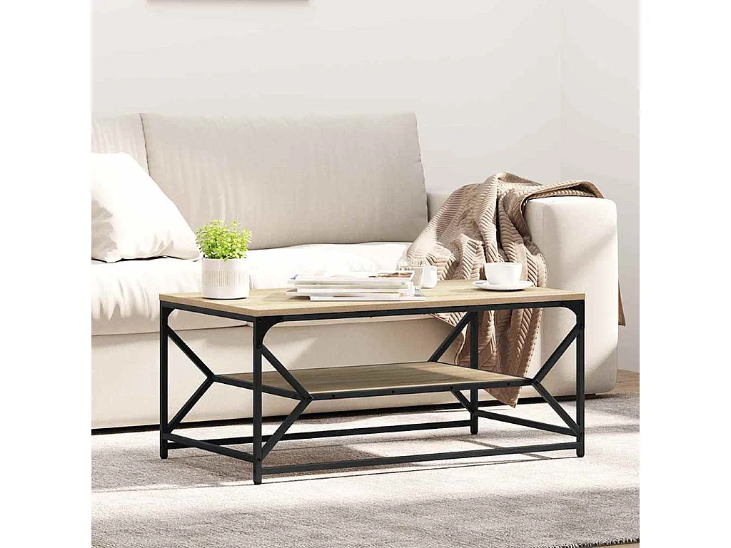 Salontafel | Woonkamertafel | Bijzettafel Sonoma eiken 90 x 50 x 40 cm