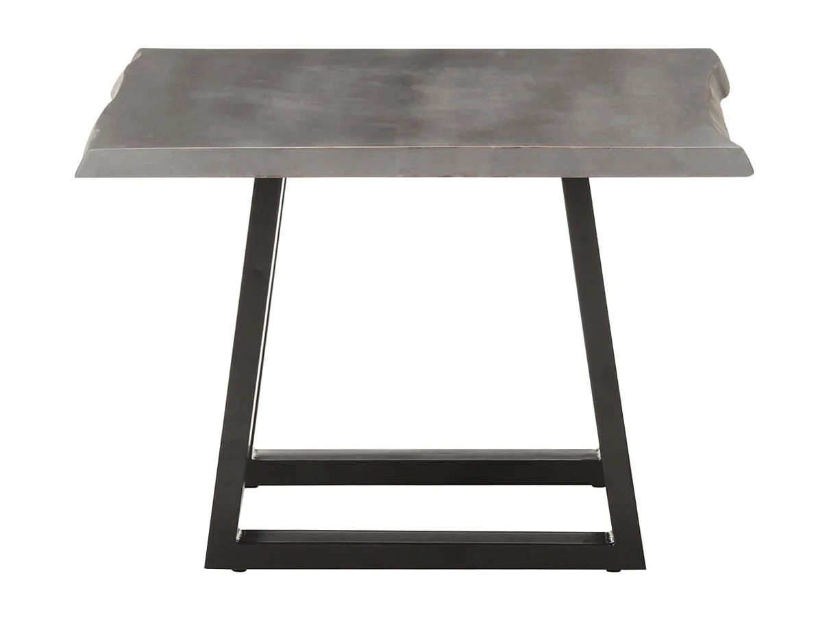 Couchtisch-Beistelltisch-Sofatisch mit Baumkanten 60x60x40 cm Massivholz Akazie SHL46453