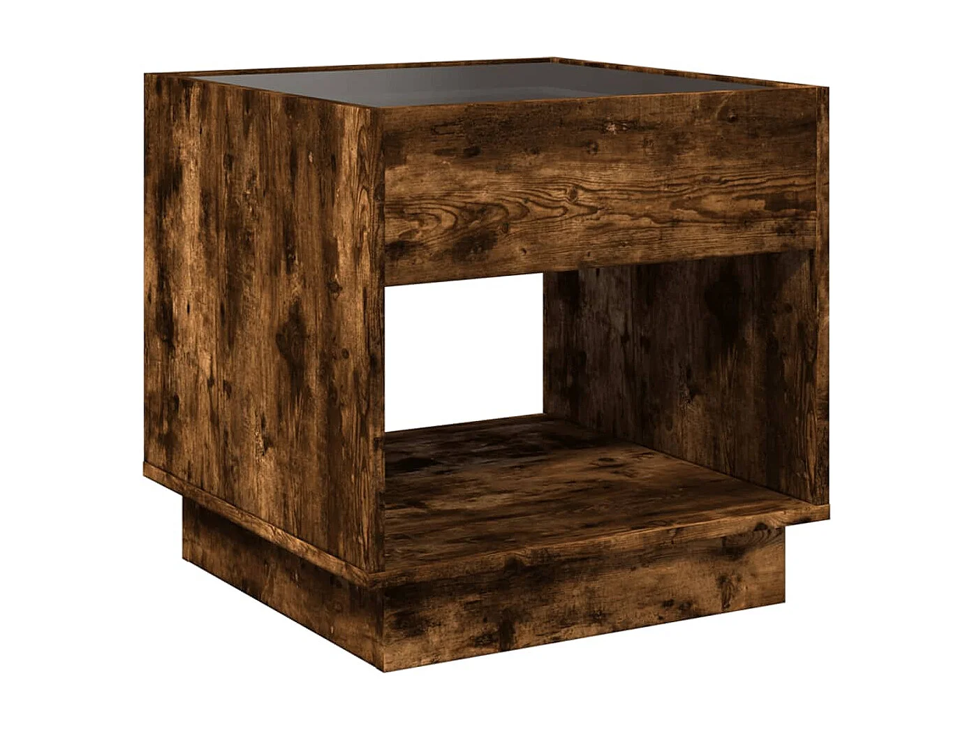 Mesa de centro-Mesa auxiliar madera de ingeniería gris Sonoma 57x57x30 cm SHL756