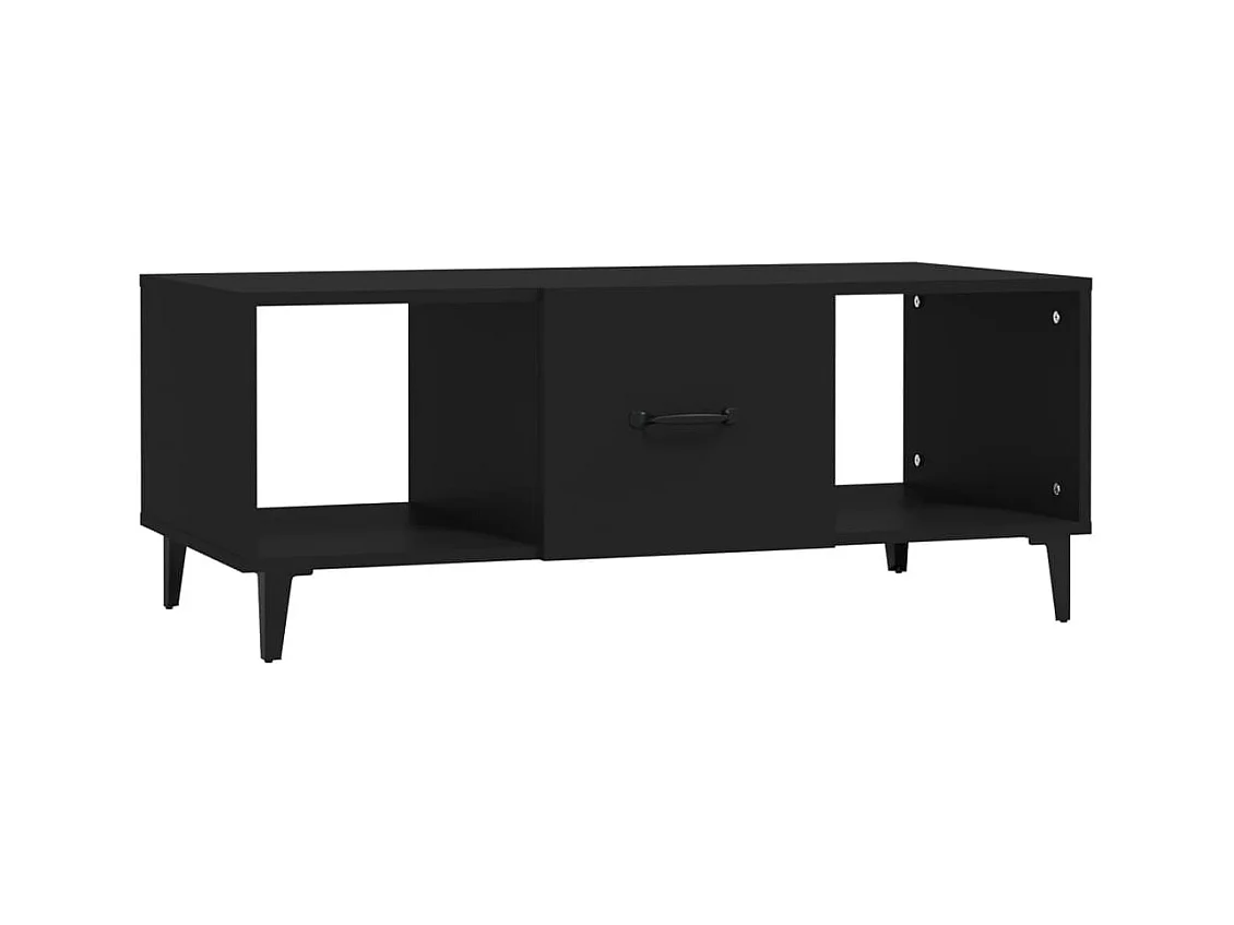 Table basse salon-Table d'appoint Noir 102x50x40 cm Bois d'ingénierie SHL5833