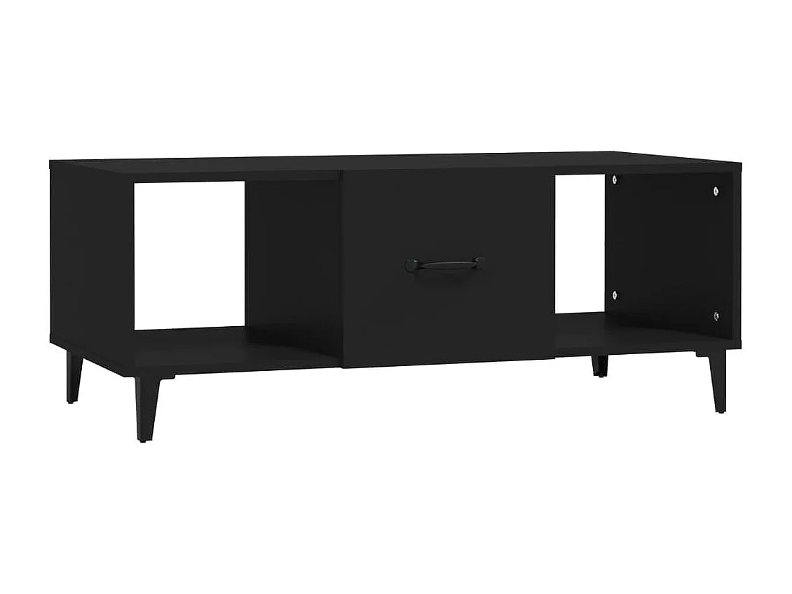 Table basse salon-Table d'appoint Noir 102x50x40 cm Bois d'ingénierie SHL5833