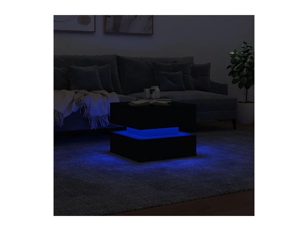 Mesa de centro-Mesa auxiliar de madera maciza de pino 80x50x40 cm SHL1210